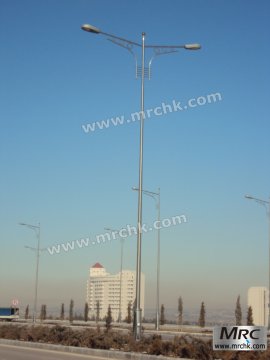 Stainless steel lamp pole