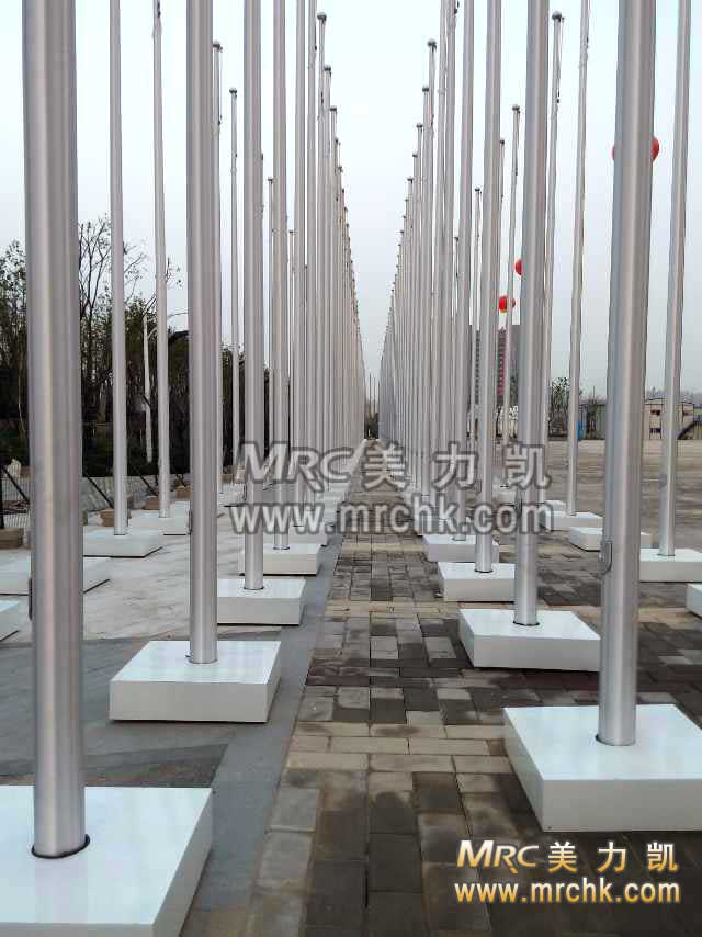 2014南京青奥会铝合金旗杆