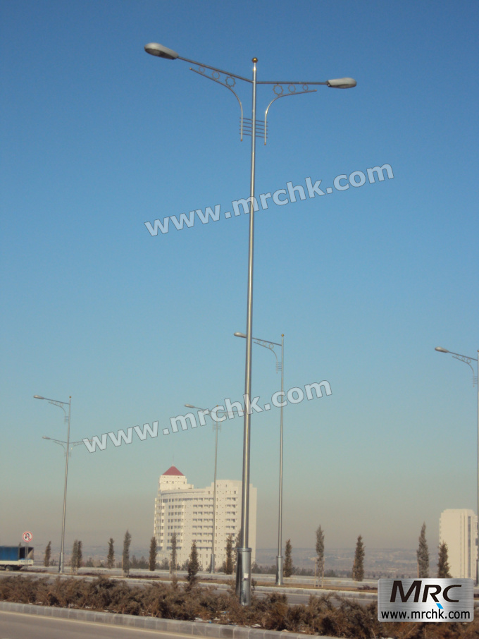 stainless steel lamp pole