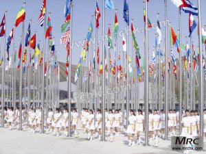 Stainless steel flag pole