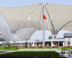 Stainless steel flagpoles