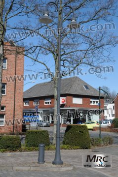 Aluminium lighting pole