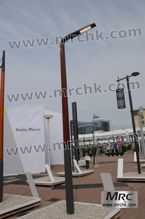 Aluminium lamp pole